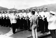 встреча министра обороны республики Сейшельские острова на борту корабля