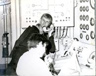 Главный старшина Лебедев С.И. (старшина электромоторной команды) в ПЭЖе. 1983 г.