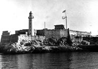 Маяк у входа в порт Гаваны (Куба октябрь 1982г.)