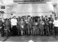 14.10.74 экскурсия военной кубинской школы на корабль.