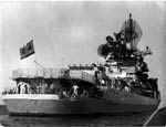 БПК Адмирал Юмашев, вид с кормы. (ASW Kresta II class)
